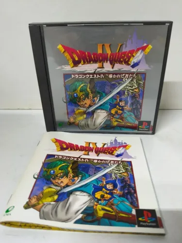 dragon quest 4 ps1 japonês original playstation