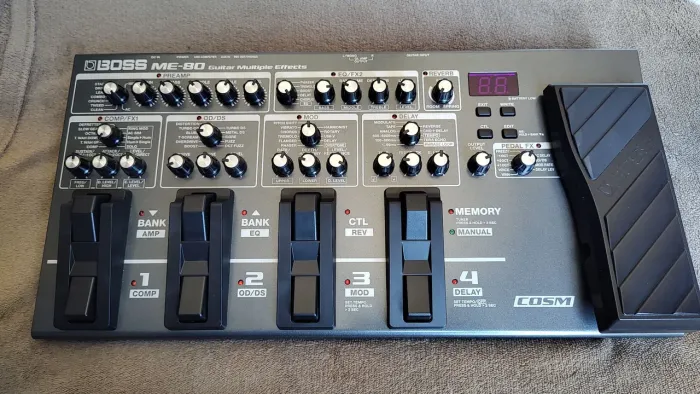 Pedaleira Boss me80 zerada