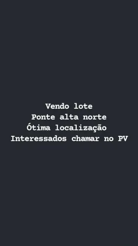 Lote ponte alta norte