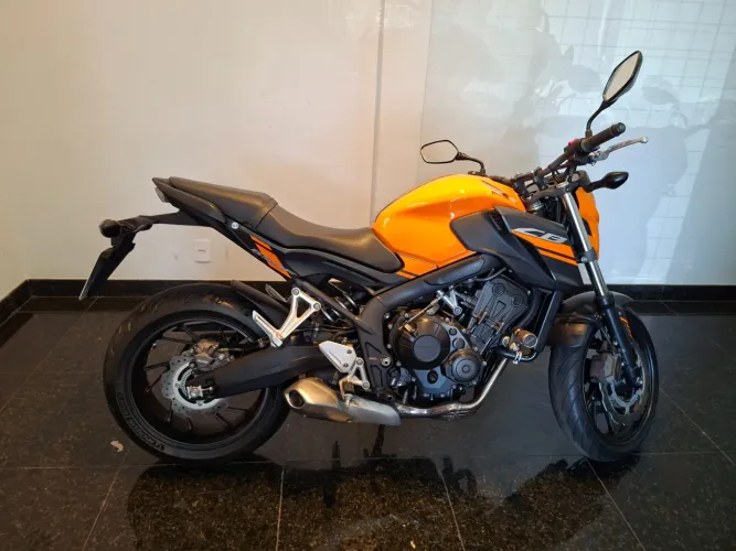 HONDA CB 650 F ABS LARANJA 2019