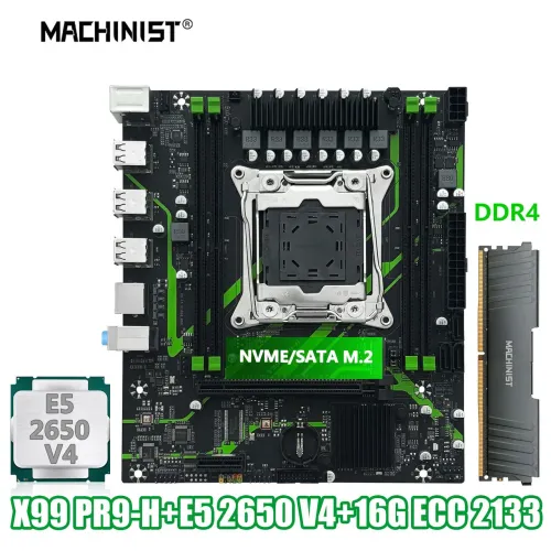 Kit Xeon 2650 v4 + rx 550