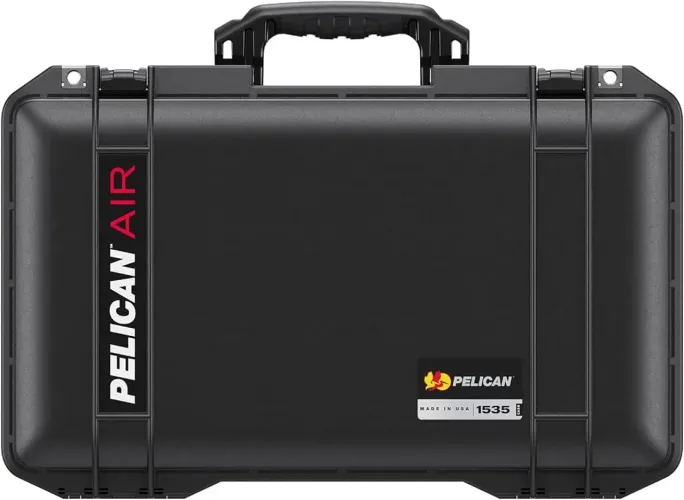 Pelican Capa Air 1535 com divisórias Trekpack - Preta