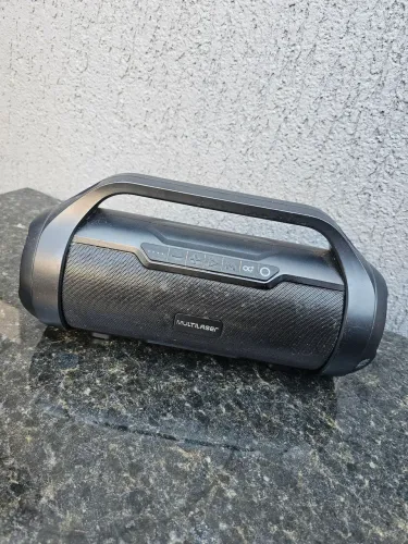 Caixa De Som Boombox Multilaser 180w Bt/aux/sd/usb/fm Sp339 Cor Preto
