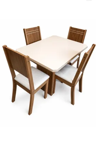 Mesa de Jantar 4 Cadeiras 