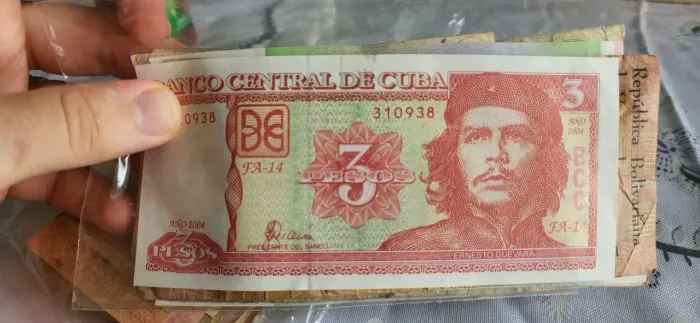 Cédula antiga de Cuba - Che Guevara