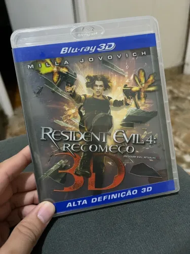 Blu ray - 3D Resident Evil 4 RECOMEÇO