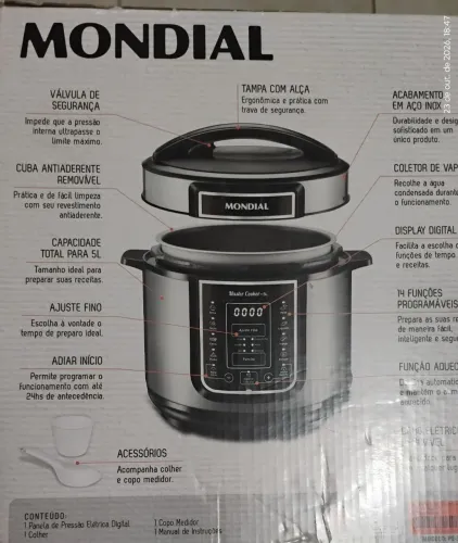 Panela de pressão elétrica