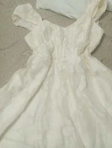 Vestido branco longo