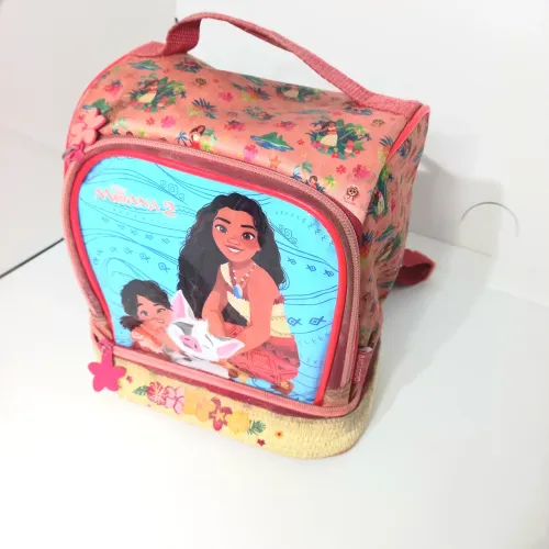Mochila lancheira térmica da Moana da bagagem