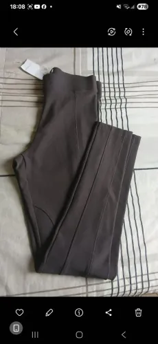 Calça Legging Montaria Marrom Tam.M Com Etiqueta R$ 50