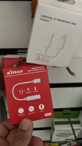Adaptador P2 para Tipo-C (Com ou Sem Dac)