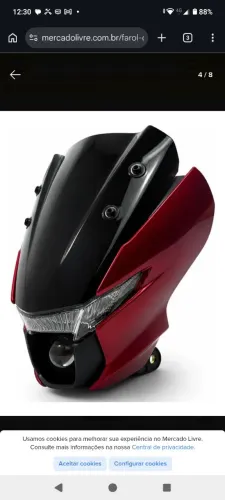 Farol Completo FZ25 modelo 2022