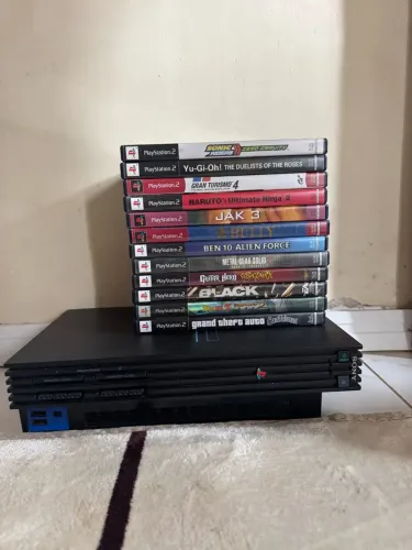 PlayStation 2 Fat 12 jogos originais