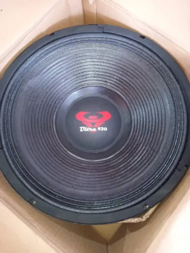 ALTO FALANTE DE 15 POLEGADAS ULTRAVOX 420W RMS SUBWOOFER WOOFER BOBINA SIMPLES 4 OHMS