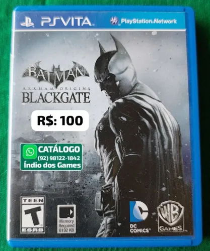 Batman Arkham Origins Blackgate = R$: 100
