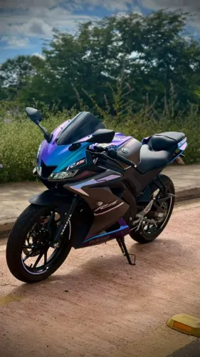 YAMAHA YZF R15 2025/2025 155C CINZA CAMALEÃO