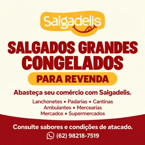 Salgados Congelados Salgadelis