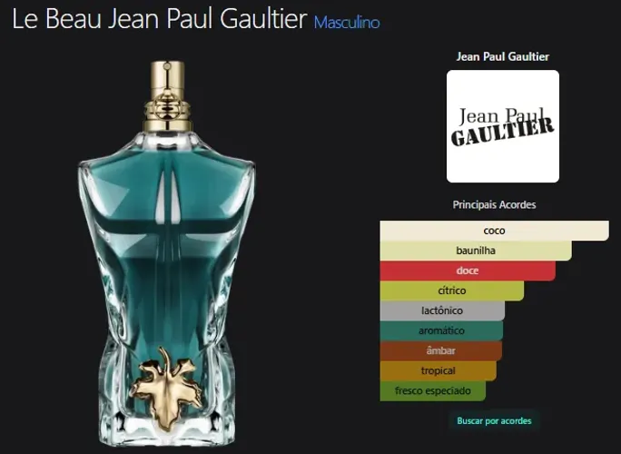 DECANT - JPG - LE BEAU EDT, 5ML, Para outras volumetrias manda msg, combos melhoro o preço