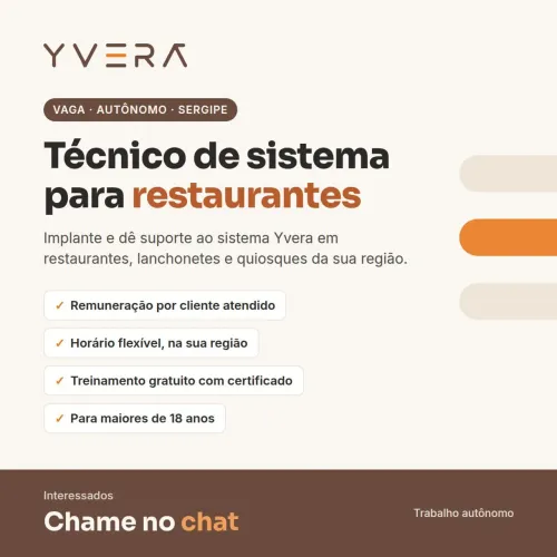 Técnico de sistema para restaurantes