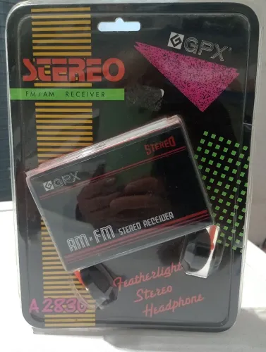Rádio portátil AM/FM stereo receiver GPX