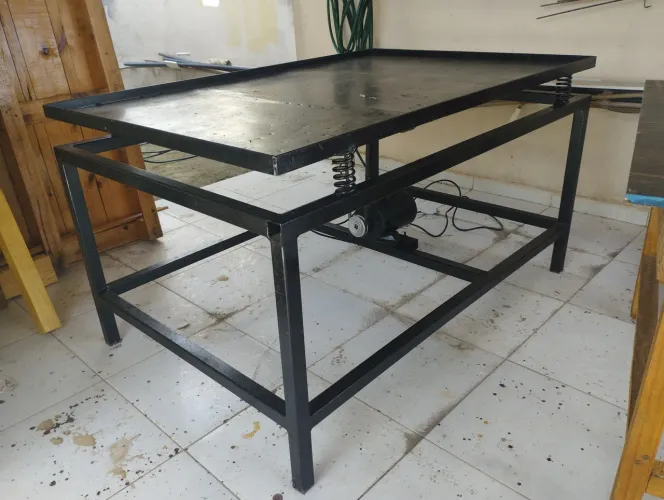 Mesa vibratória para pré moldados