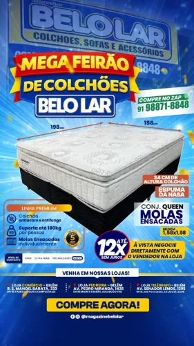 Cama Box Queen Molas Ensacadas