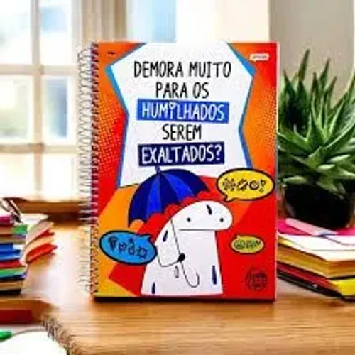 Caderno Flork Jandaia 1 Matéria 80 Folhas Capa Dura