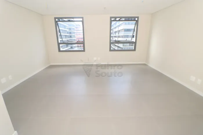 Sala comercial com vista para o parque no Parque Una - Edifício Vanguarda
