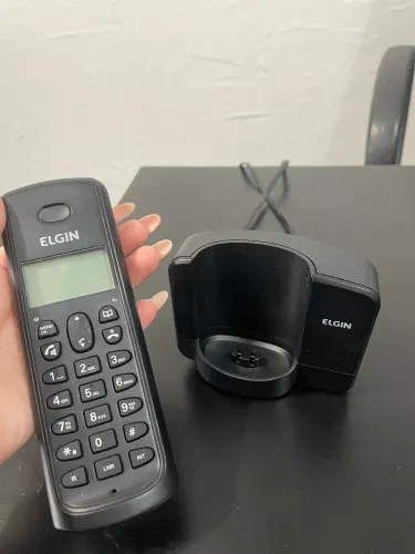 Telefone sem fio Elgin TSF 8001 preto