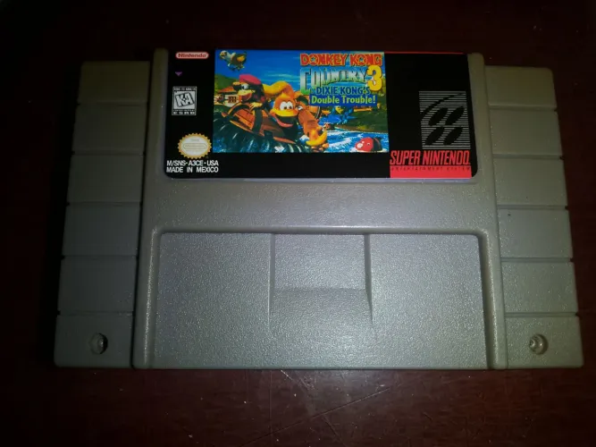 Cartucho de Super Nintendo DK3 - Defeito!