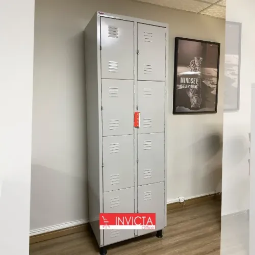 Armário/Roupeiro em aço com 8 portas para Empresa/Escritórios/Fábricas