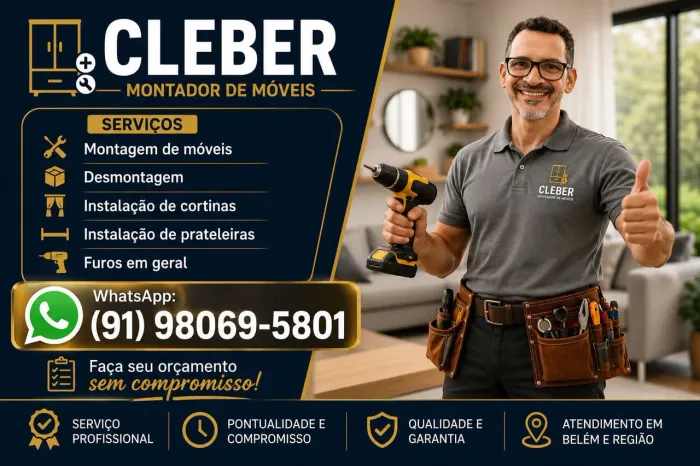 Clleber Montador de móveis