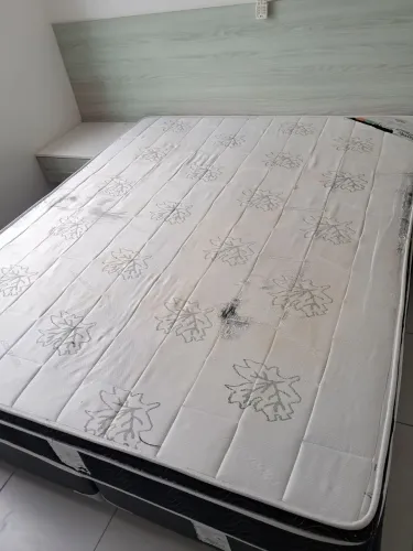 Mega Oferta. Cama Box Queen Size colchão ortopédico Ortobom