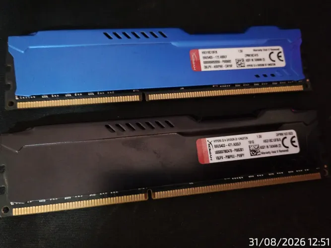 Memória Ram Kingston 16 GB Dual Chanel