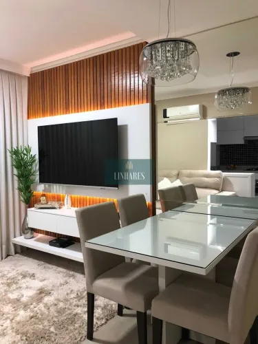 Apartamento mobiliado de 1 dormitório no Balneário do Estreito, Florianópolis/SC