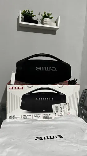 Caixa de Som Aiwa Boombox 200W - Nova c/ Nota e Caixa
