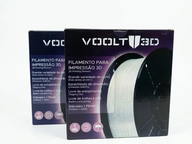 Kit filamentos para impressão 3D - Premium - Verde e Amarelo