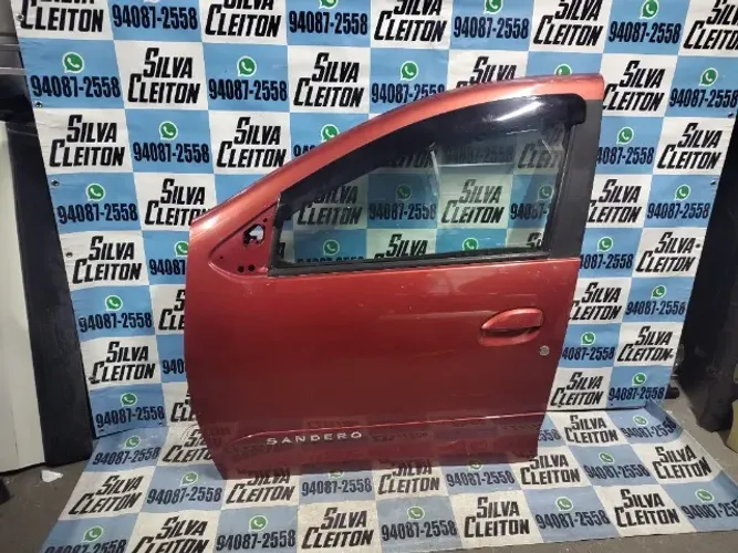 porta dianteira esquerda sandero 2015ate 2022 original completa acessorios brinde