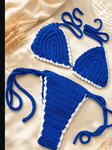 Biquíni de crochet 