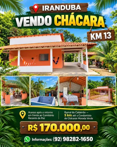 Chácara no Irantuba Ramal do Coqueirão