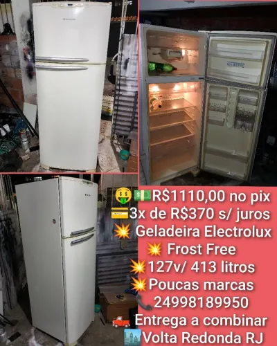 Geladeira Frost Free.