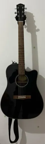 Violão Fender Aço elétrico com estojo hardcase (12x no cartão*)