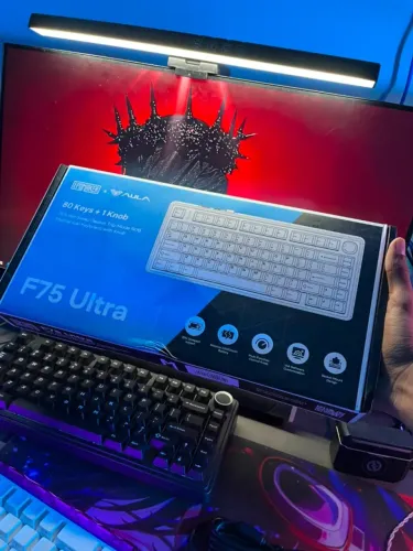 Teclado Mecânico Sem Fio - AULA F75 ULTRA