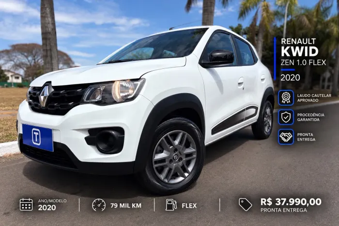 Renault Kwid Zen 1.0 Flex 12V 5P Mec. 2020