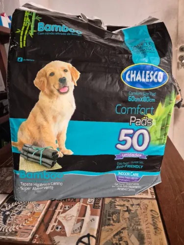 Tapete Higiênico Para Cães Confort Bamboo 29 Unidades