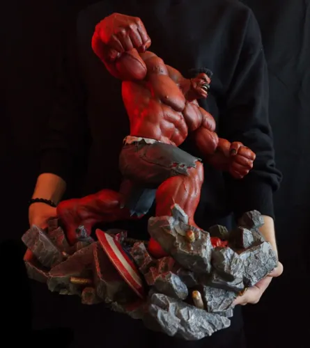 Estátua Hulk Vermelho 