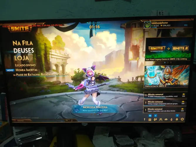 Monitor Asus 27 165hz 0,5ms