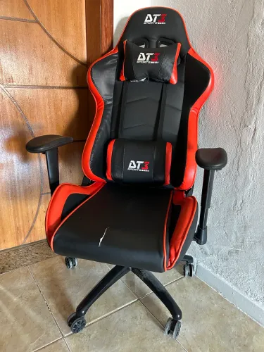 Cadeira Gamer DT3 Jaguar - Preto e Vermelho