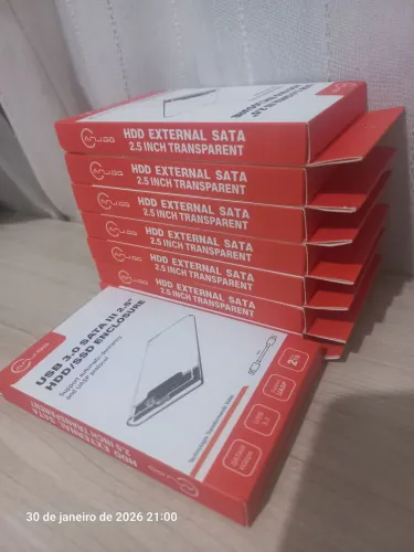 Case para HD de notebook 2 5" 3.0 novas 