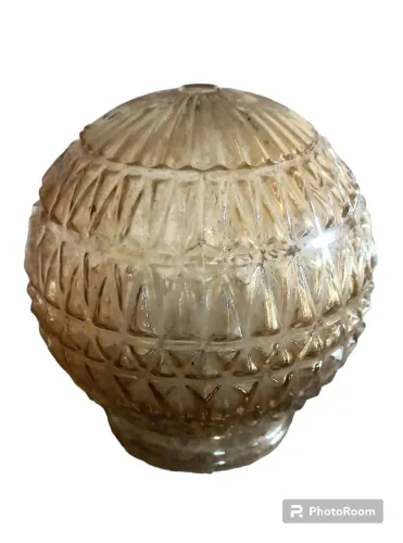 Globo antigo de vidro bico de jaca